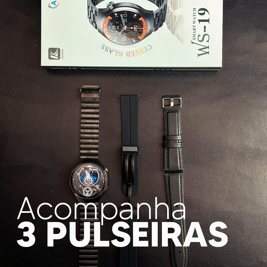 WS-19 - CAIXA EM ALUMINIO , Resistente a água e acompanha 3 pulseiras