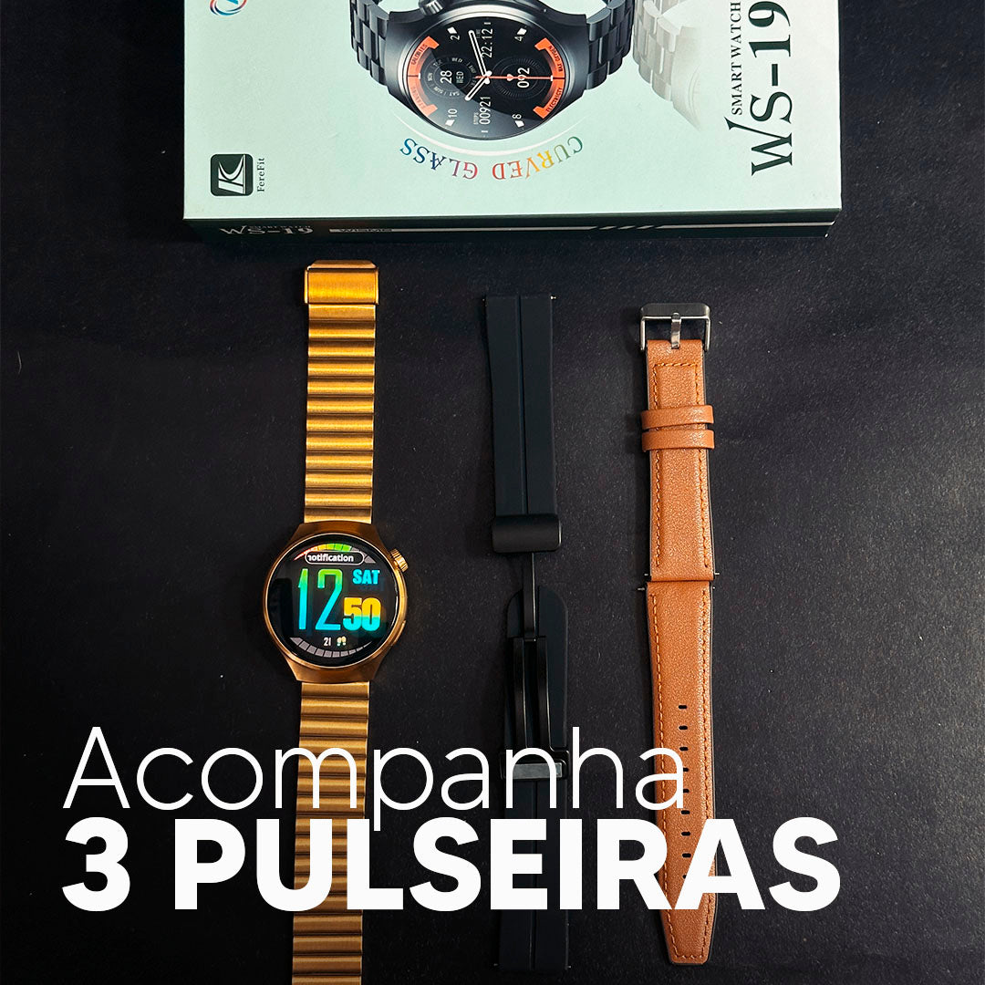 WS-19 - CAIXA EM ALUMINIO , Resistente a água e acompanha 3 pulseiras