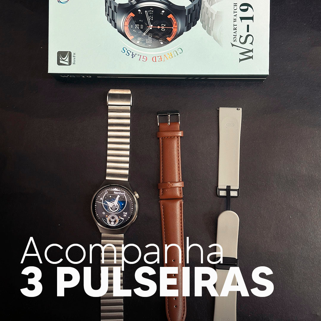 WS-19 - CAIXA EM ALUMINIO , Resistente a água e acompanha 3 pulseiras