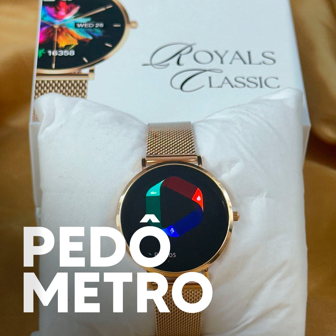ROYALS CLASSIC - O smartwatch mais fino e elegante do mercado.