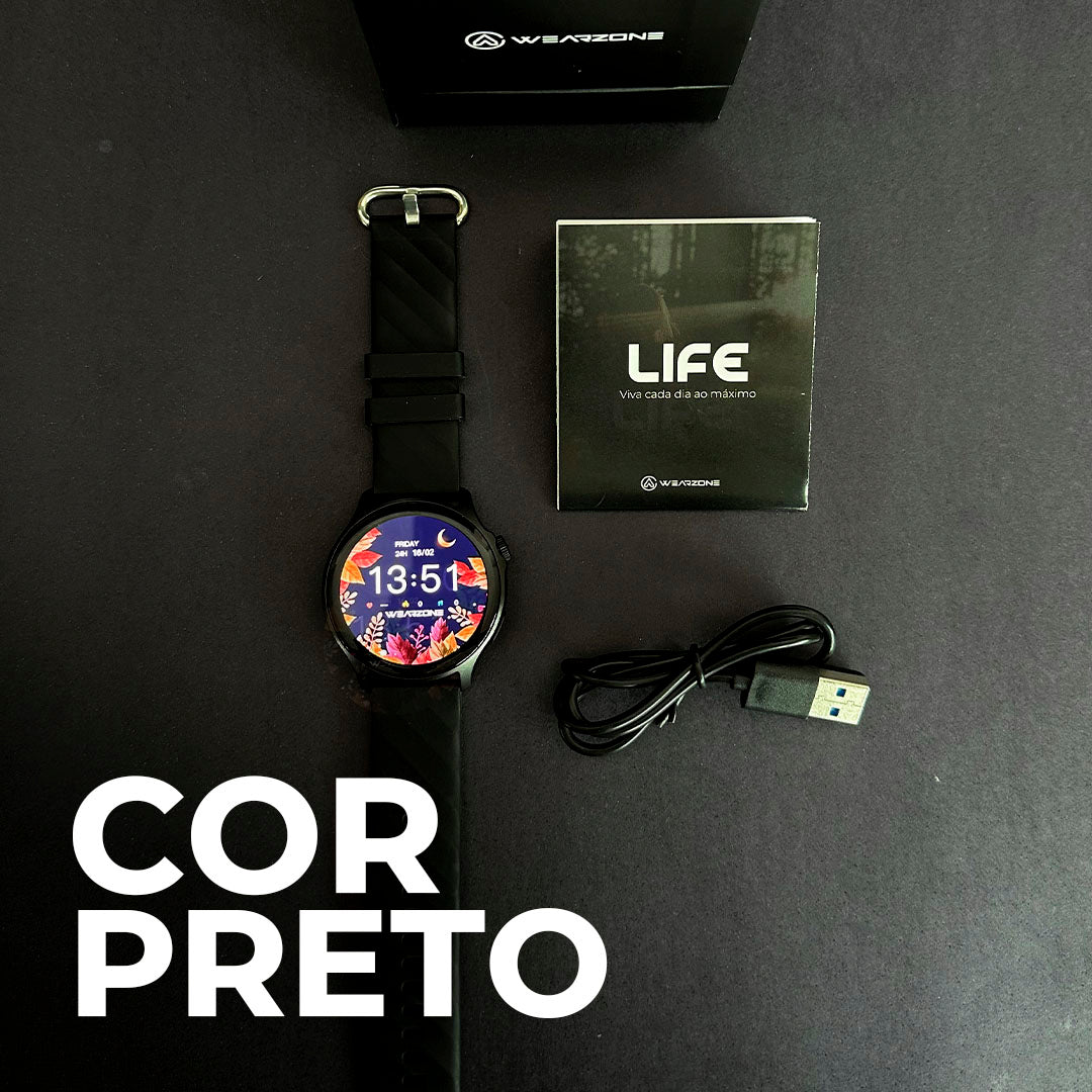 LIFE: Tela AMOLED l A PROVA D'ÁGUA