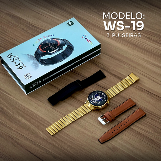 WS-19 - CAIXA EM ALUMINIO , Resistente a água e acompanha 3 pulseiras