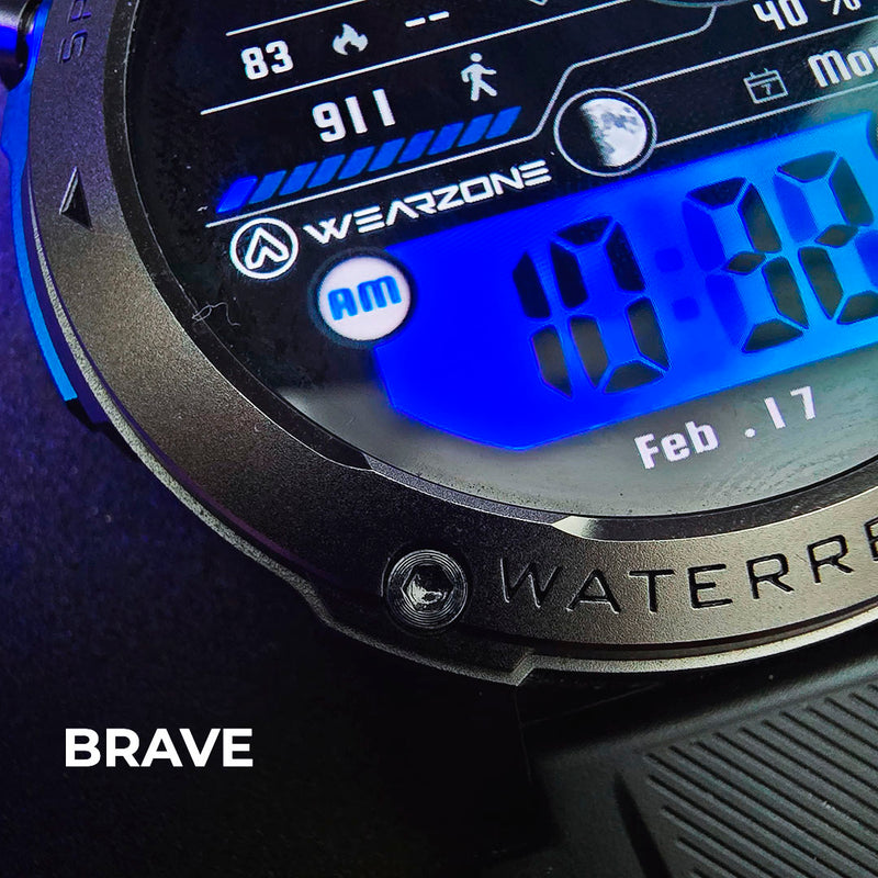 BRAVE | GPS | 5ATM prova d'água do mar | Resistência IP69k