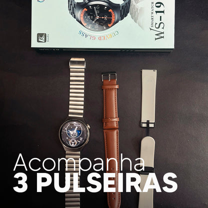 WS-19 - CAIXA EM ALUMINIO , Resistente a água e acompanha 3 pulseiras