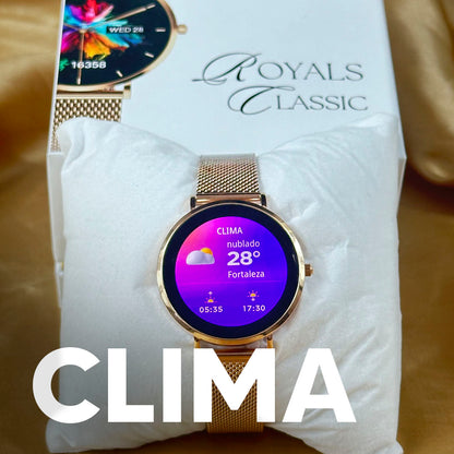 ROYALS CLASSIC - O smartwatch mais fino e elegante do mercado.