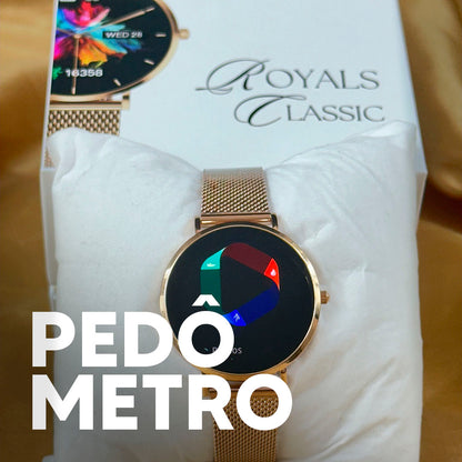 ROYALS CLASSIC - O smartwatch mais fino e elegante do mercado.