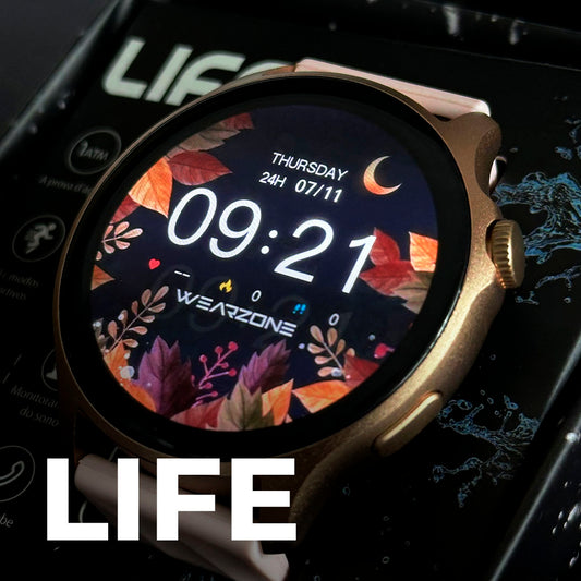 LIFE: Tela AMOLED l A PROVA D'ÁGUA