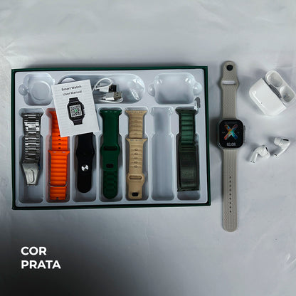 WS 80 ULTRA 2 | + Fone bluetooth |+ Kit 7 pulseiras