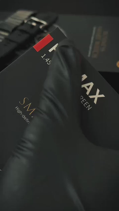 XH4 Max  Smartwatch Executivo com 3 pulseiras