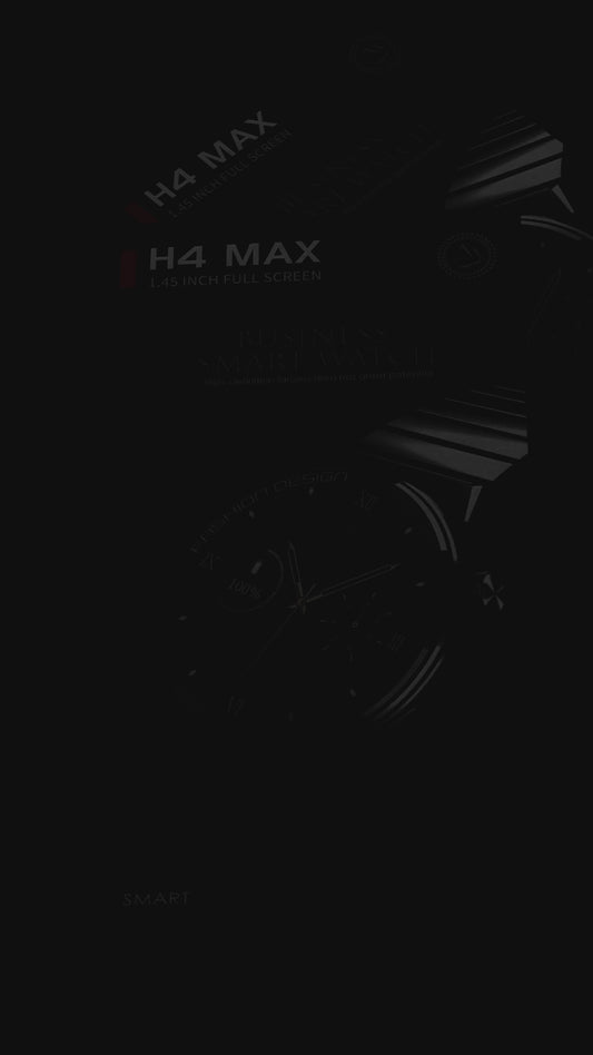 XH4 Max  Smartwatch Executivo com 3 pulseiras